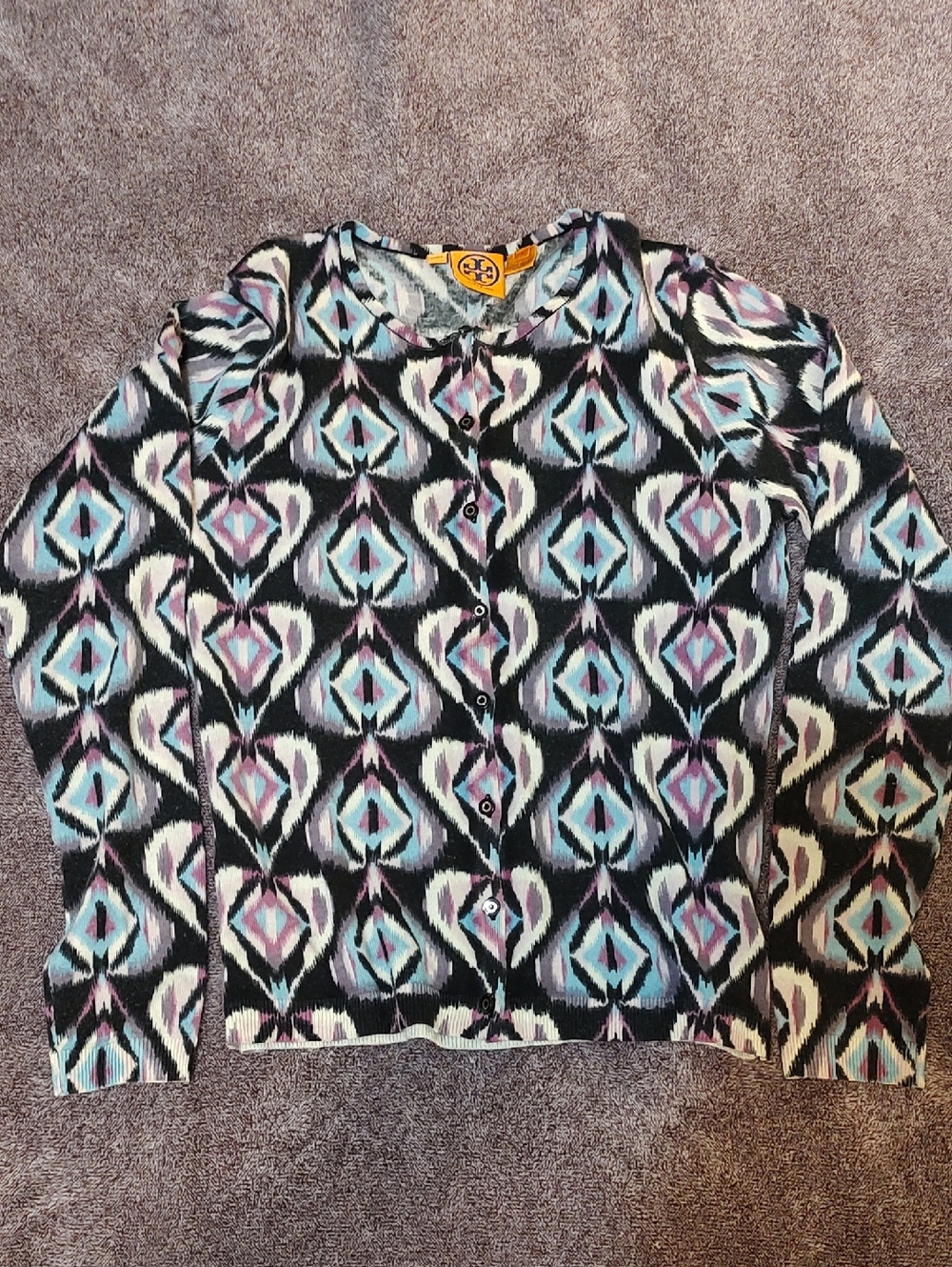 Tory Burch Crop Cardigan, Large